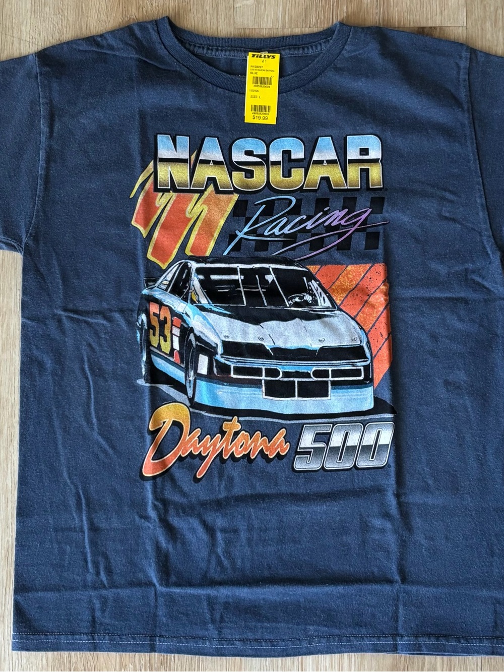 Tilly's Blue NASCAR Daytona Graphic Tee